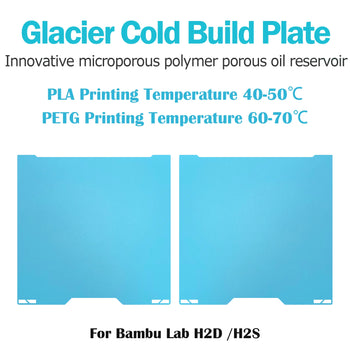 Cold Plate Textured PEI Build Plate for H2S / H2D