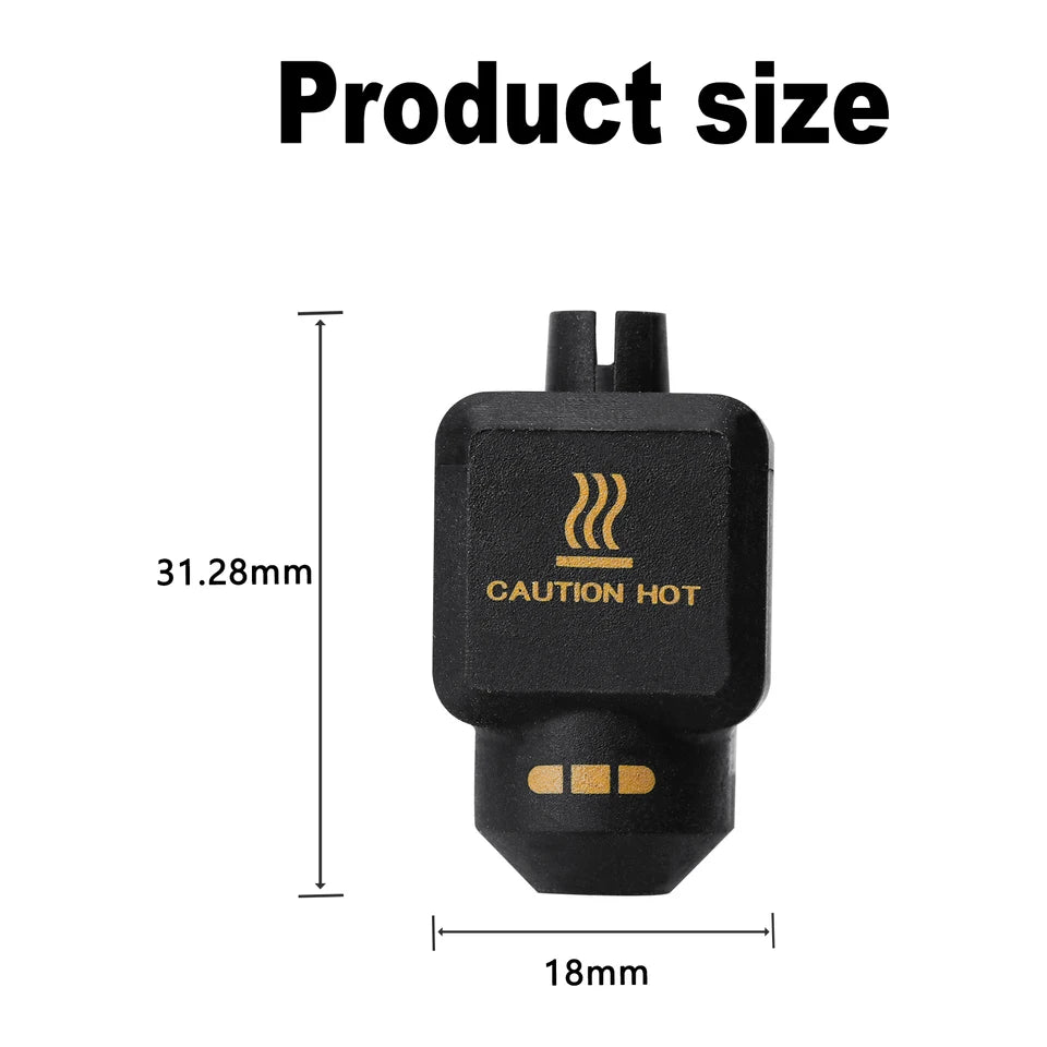 Silicone Sleeve For Bambu Lab P2S Silicone Socks Heat-resistant 300°C Dust-proof Bambulab P2S Hotend Protector Cover Case Sock