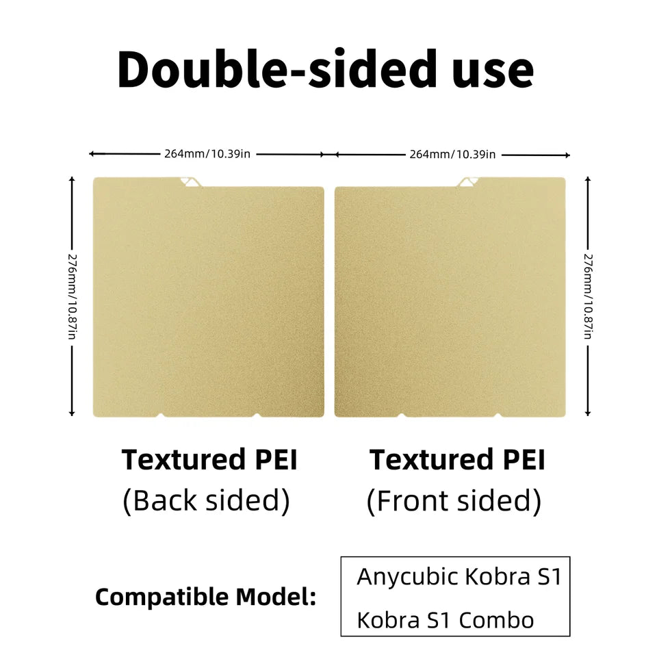 PEO/PET Build Plate for Kobra S1
