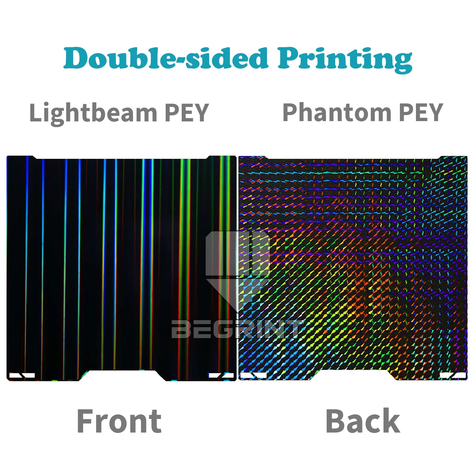 Double-Sided PET/PEI Build Plate for H2D / H2S