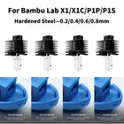Hardened Steel Quick-Swap Hotend for X1 / P1