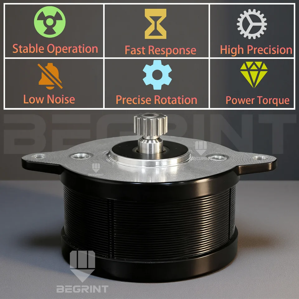 For Creality K1 Extruder Motor 1.8 Degree Press 12 Tooth Gear Circular Stepper Motor for K1C/K1 Max Ender-3 V3 3D Printer