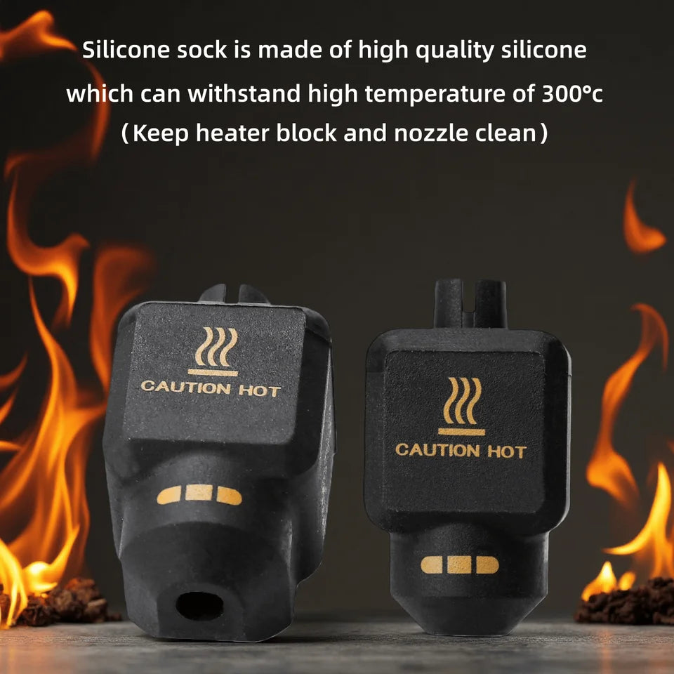 Silicone Sleeve For Bambu Lab P2S Silicone Socks Heat-resistant 300°C Dust-proof Bambulab P2S Hotend Protector Cover Case Sock